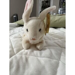 Vintage TY Beanie Baby NIBBLER The Bunny 1998 Retired With Original Tag